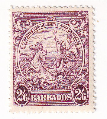 Barbados - Badge of the Colony 2/6 1938(M)