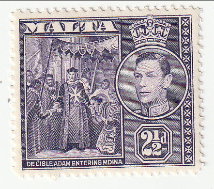 Malta - Pictorial 2½d 1943(M)
