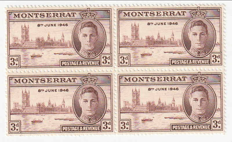 Montserrat - Victory 3d block 1946(M)