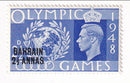 Bahrain - Olympic Games  2½d with BAHRAIN 2½ ANNAS o/p 1948(M)