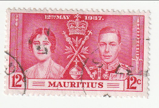 Mauritius - Coronation 12c 1937