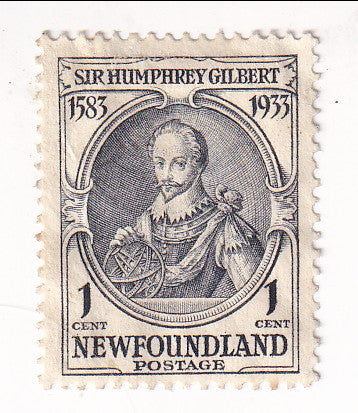 Newfoundland - 350th Anniversary of the Annexation by Sir Humphrey Gilbert 1c 1933(M)