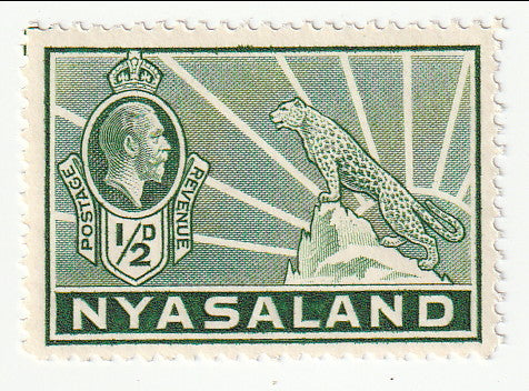 Nyasaland - King George V ½d 1934