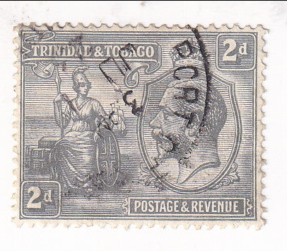 Trinidad and Tobago -  King George V and Britannia 2d 1922