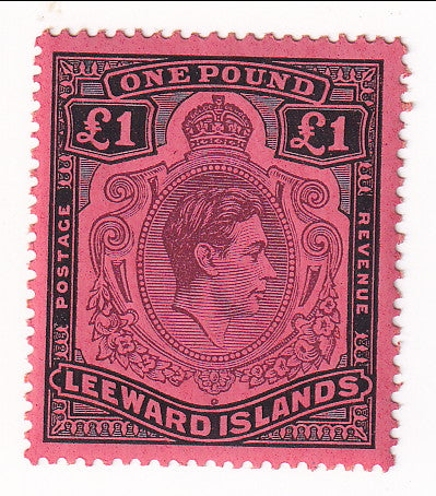 Leeward Islands - King George VI £1 1938(M)