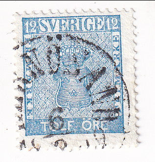 Sweden - Arms & Crown 12ore 1858