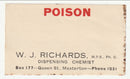 Chemists Labels - Poison(M)