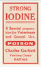 Chemists Labels - Strong Iodine(M)