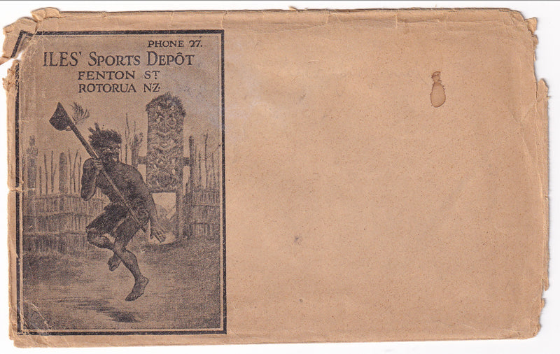 Advertising cover - ILES' Sports Depôt Rotorua (very early)