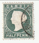 Gambia - Queen Victoria ½d 1887