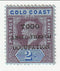 Togo - King George V 2/- with TOGO ANGLO-FRENCH OCCUPATION o/p 1915(M)