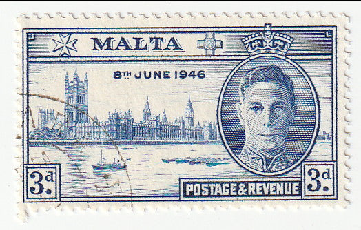 Malta - Victory 1d 1946