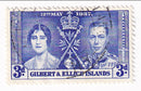 Gilbert and Ellice Islands - Coronation 3d 1937