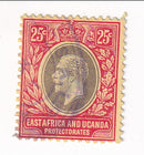 East Africa and Uganda Protectorate - King George V 25c 1912