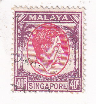 Singapore - King George VI 40c 1948