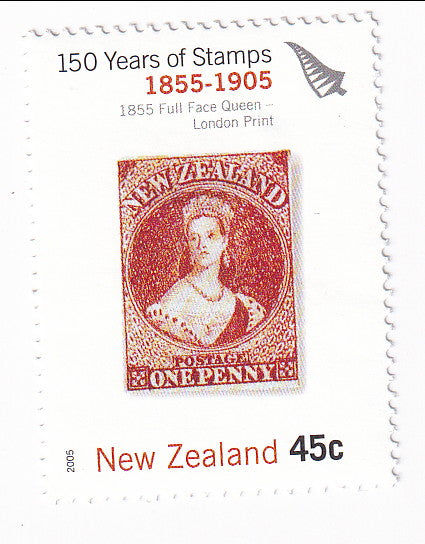 New Zealand - 150yrs of Stamps 1855-1905 45c 2005(M)