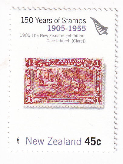 New Zealand - 150yrs of Stamps 1905-1955 45c 2005(M)