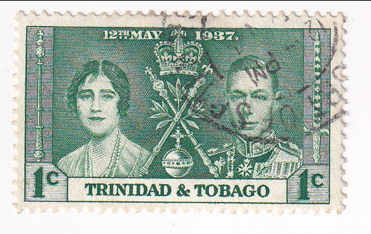 Trinidad & Tobago -  Coronation 1c 1937