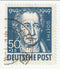 Russian Zone General Issues - Birth Bicentenary of Goethe 50pf+25pf 1949