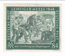 American, British & Russian Zones - Leipzig Spring Fair 84pf 1948(M)