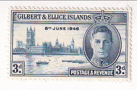 Gilbert & Ellice Islands - Victory 3d 1946(M)