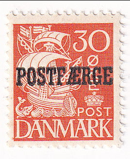 Denmark -  Caravel 30ore with POSTFÆRGE o/p 1936(M)
