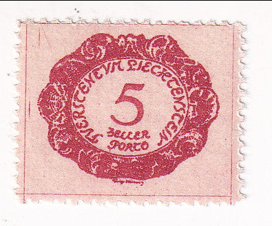 Liechtenstein - Postage Due 5h 1920(M)