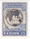 Ceylon - 75th Anniversary of Universal Postal Union 25c 1949