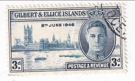 Gilbert & Ellice Islands - Victory 3d 1946