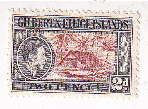 Gilbert and Ellice Islands - Pictorial 2d 1939(M)