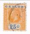 Ceylon - King George V 25c 1924