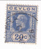 Ceylon - King George V 20c 1924