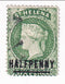 St Helena - Queen Victoria 6d with HALFPENNY o/p 1885