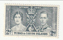 Turks & Caicos Islands - Coronation 2d 1937(M)
