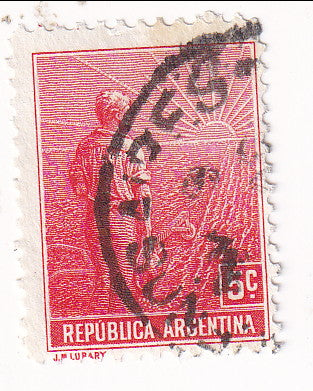 Argentina - Ploughman 5c 1911