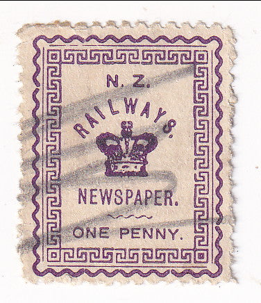 New Zealand - Railways Newspaper 1d 1896