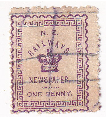 New Zealand - Railways Newspaper 1d 1896