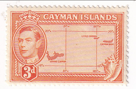 Cayman Islands - Pictorial 3d 1938(M)