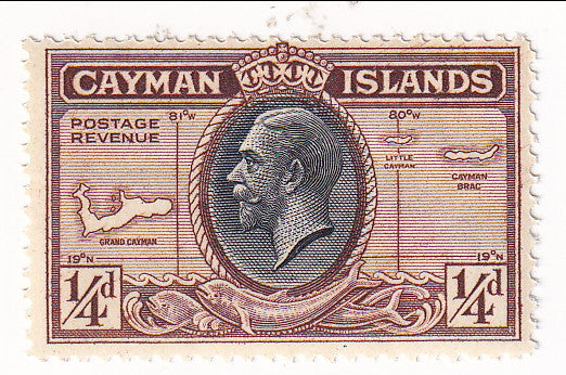 Cayman Islands - Pictorial ¼d 1935(M)