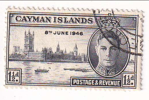 Cayman Islands - Victory 1½d 1946