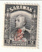 Sarawak - Sir Charles Vyner Brooke 2c with o/p 1947(M)