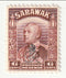 Sarawak - Sir Charles Vyner Brooke 6c with o/p 1947(M)