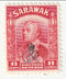 Sarawak - Sir Charles Vyner Brooke 8c with o/p 1947(M)
