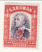 Sarawak - Sir Charles Vyner Brooke 50c with o/p 1947(M)