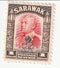 Sarawak - Sir Charles Vyner Brooke $1 with o/p 1947(M)