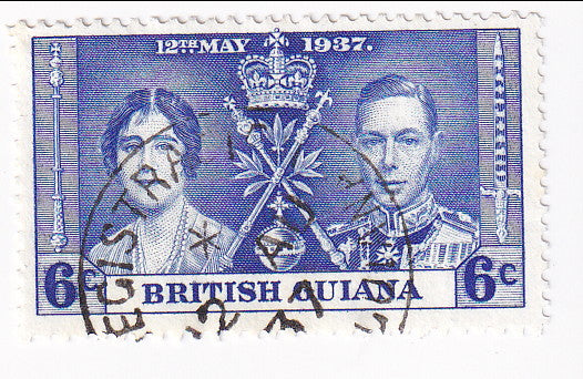 British Guiana - Coronation 6c 1937