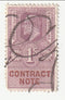Great Britain - Revenue, Contract Note 1/- 1907