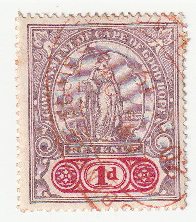 Cape of Good Hope - Revenue, 1d- 1898