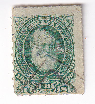 Brazil - Emperor Dom Pedro II 100r 1878
