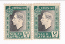 South Africa - Coronation ½d pair 1937(M)